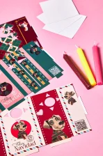 Faroles navideños con ilustraciones de perros y gatos – proyecto solidario de Fuerzanimal y CloClo Marketplace en Medellín para recaudar fondos y apoyar esterilizaciones de animales.