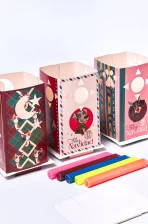 Faroles navideños con ilustraciones de perros y gatos – proyecto solidario de Fuerzanimal y CloClo Marketplace en Medellín para recaudar fondos y apoyar esterilizaciones de animales.