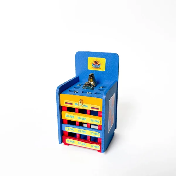 Rana decorativa colombiana, pieza de decoración para hogares de colombianos en USA.